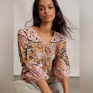 Anthropologie Kayleigh Blouse size large